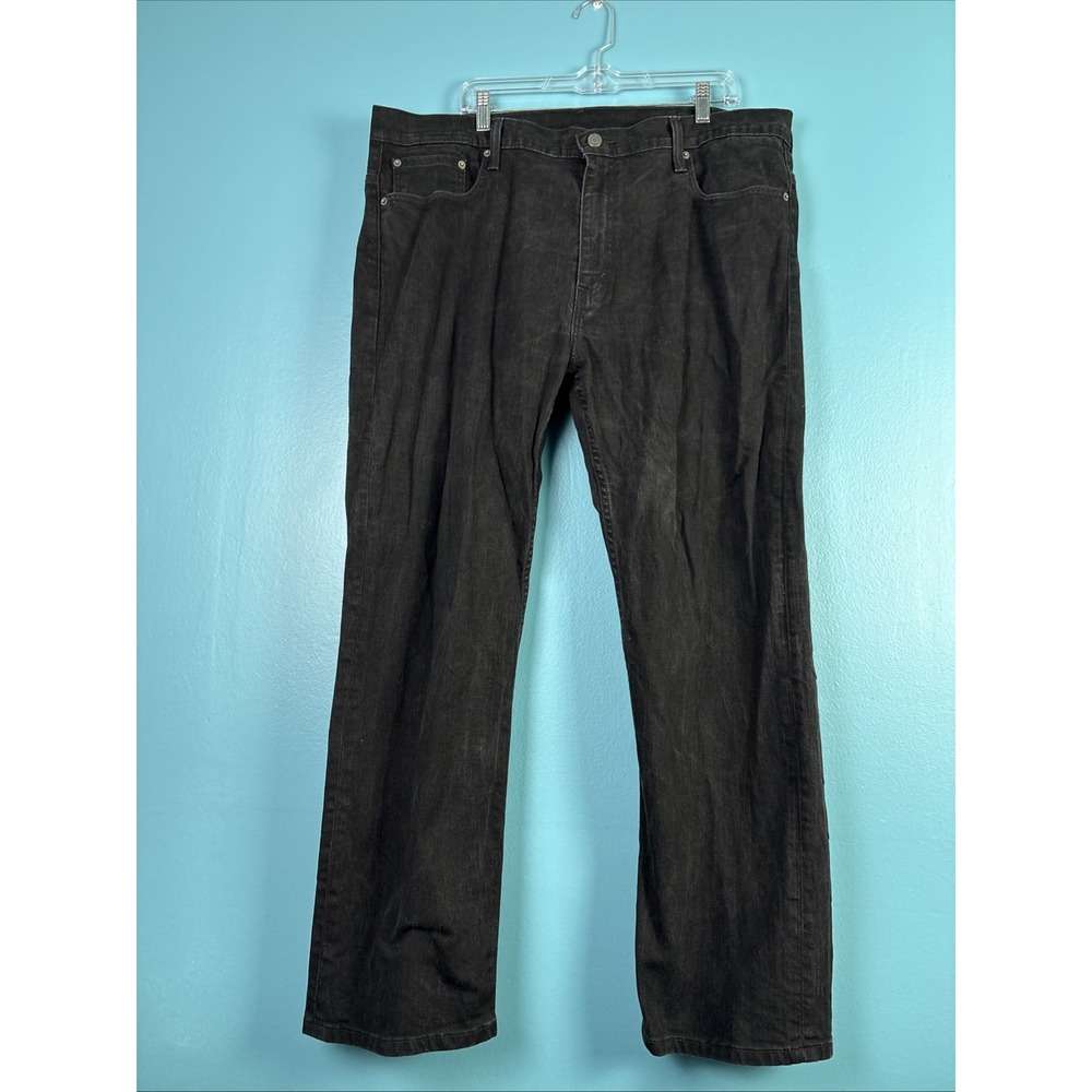 Levi's 569 Jeans Men's 40x32 (Fit 40x31) Black Loose Fit Straight Leg Stretch
